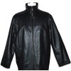 KOŽENÁ pánská měkká černá bunda L 3