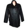 KOŽENÝ dámský měkký černý kabát Outer Edge XL