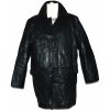 KOŽENÝ pánský černý kabát L 3