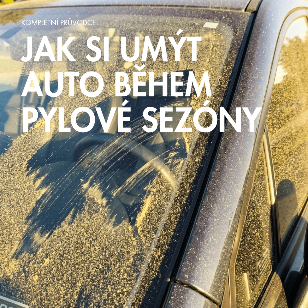 Jak si správně umýt auto během jarní pylové sezóny