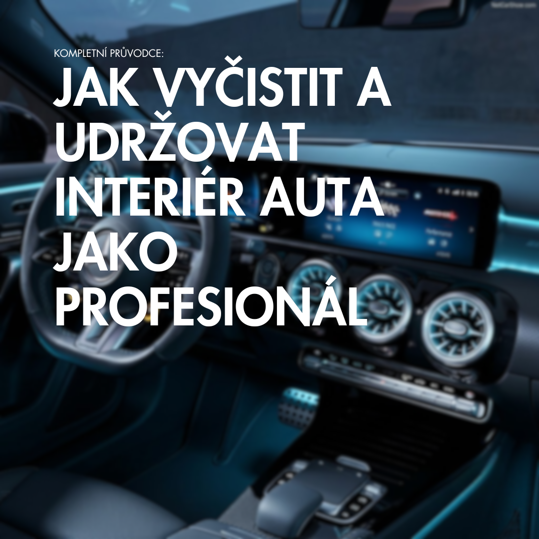 Jak vyčistit a udržovat interiér auta jako profesionál