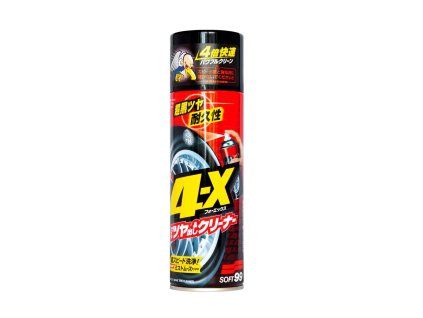 Čistič a impregnace pneumatik Soft99 4 X Tire Cleaner (470 ml)