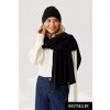 Dámská šála Penelope 100% merino vlna černá