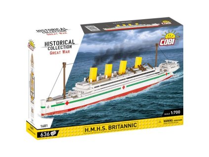 Cobi 1681 H.M.H.S. Britannic, 1:700, 636 k