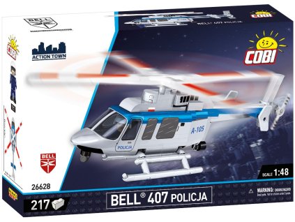 Cobi 26628 Bell 407 Policie, 1:48, 217 k