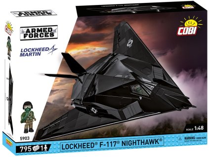 Cobi 5903 Armed Forces Lockheed F-117 Nighthawk, 1:48, 795 k, 1 f