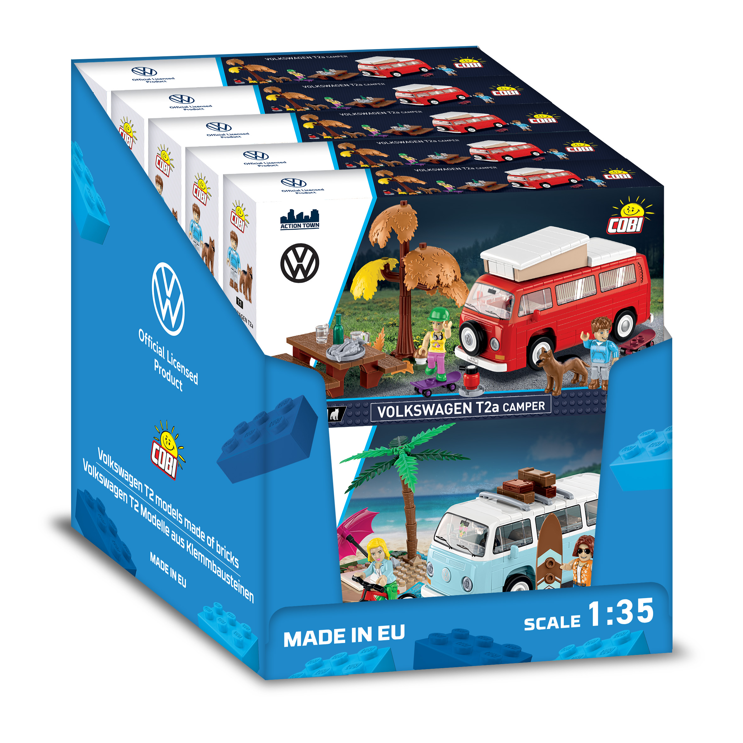 Cobi 24656 Displej VW T2a 1:35, 10 ks COBI-24656