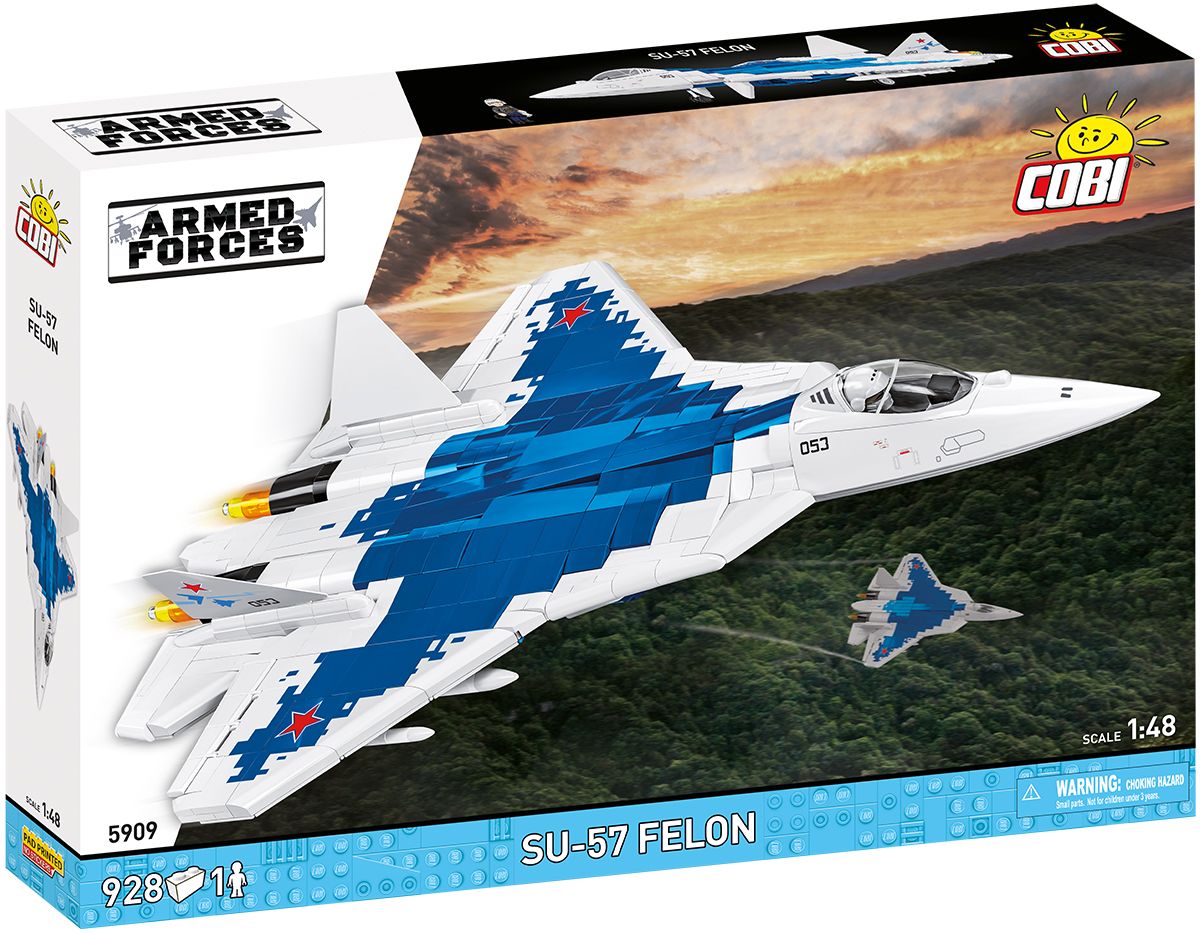 Cobi 5909 Armed Forces SU-57 Felon, 1:48, 928 k, 1 f COBI-5909