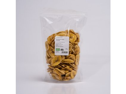 Bio-Bananenchips, gesüßt (Gewicht 250 g)