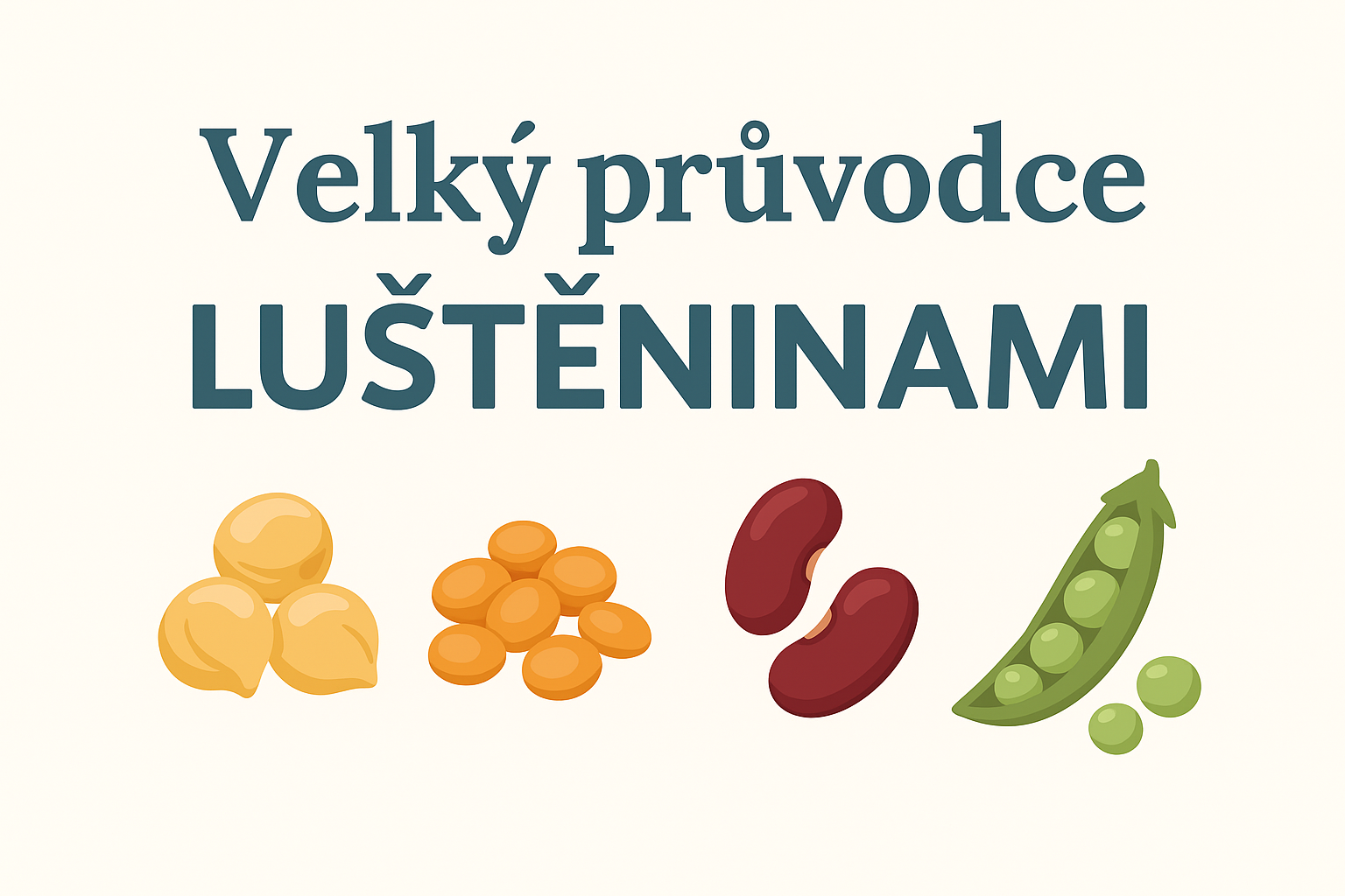 Velký průvodce luštěninami: cizrna, čočka, fazole a hrách