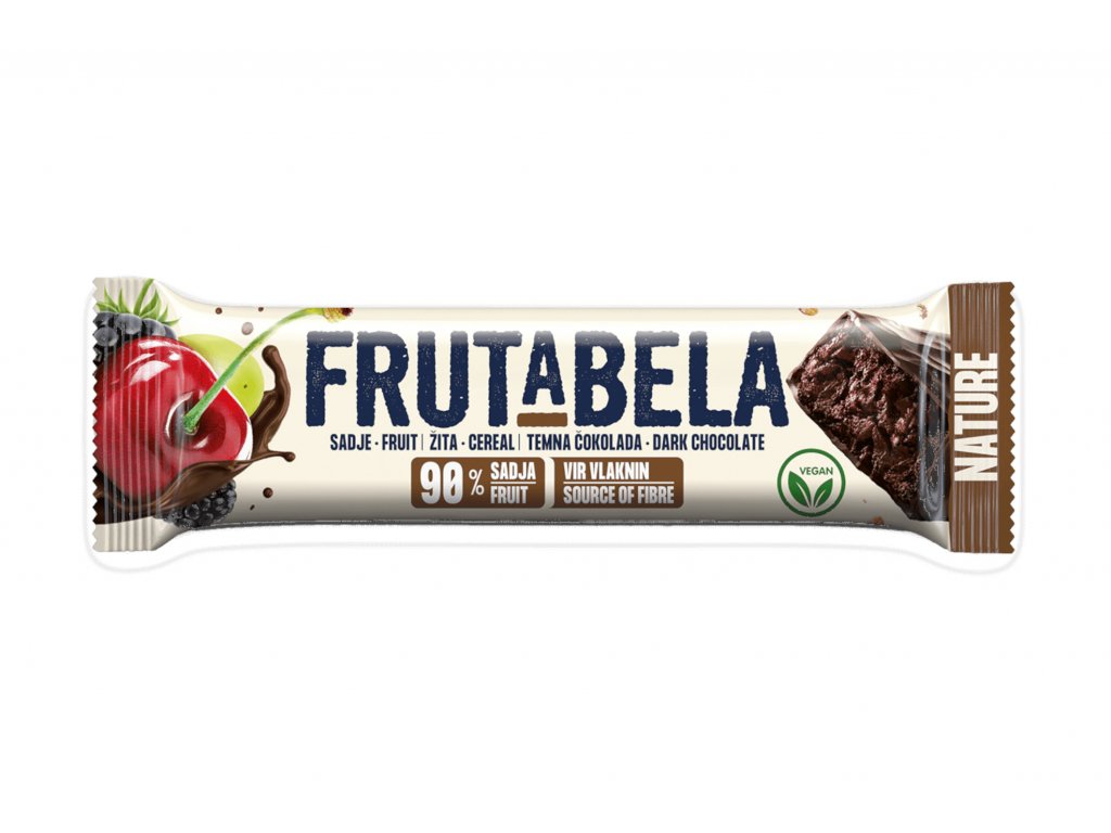 Frutabela 7 types of fruit with sugar-free chocolate coating - vegan - Fructal 35g