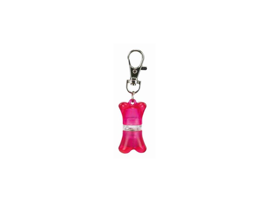 Flashing dog tag bone 2x4cm TRIXIE (RP 2.10 CZK)