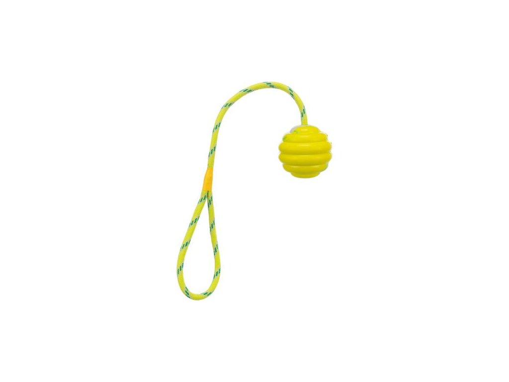 Rzucanie piłką falistą na sznurku 6 cm/30 cm