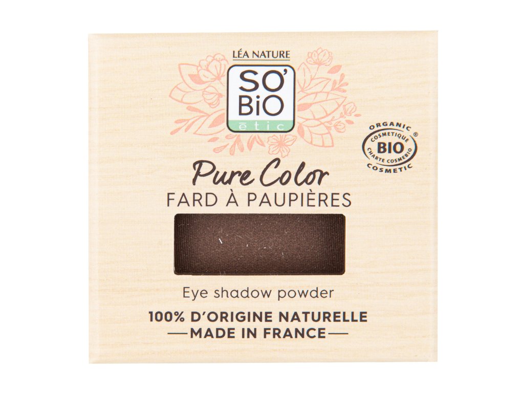 Fard de pleoape natural 02 maro însorit PURE COLOR 3 g BIO SO'BiO étic