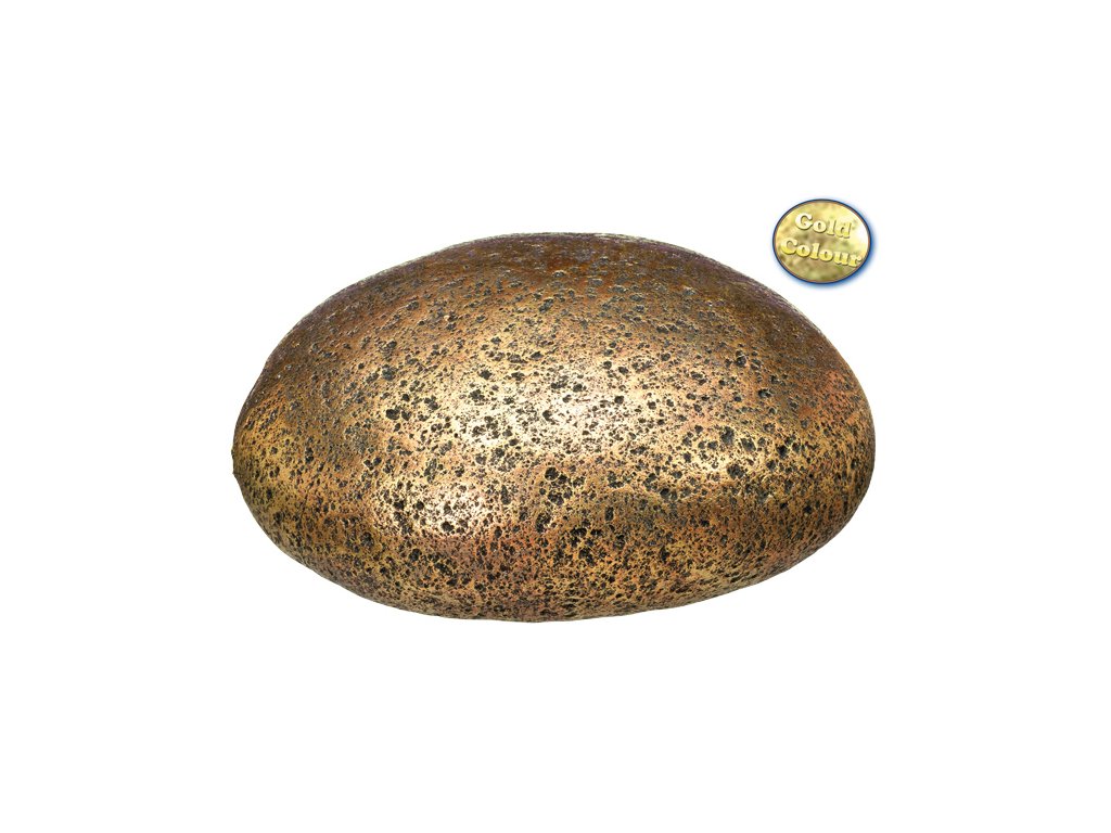 Nobby aquarium decoration stone gold color 21 x 19 x 10 cm