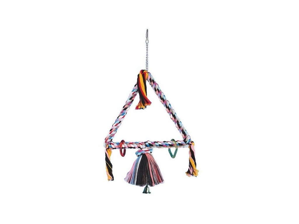 Nobby colorful large triangle for parrots 3 x 45cm