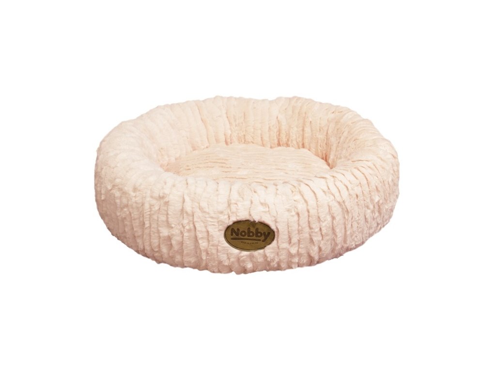 Nobby Nova donut plyšový pelíšek lososová 45cm  + 3% SLEVA se Slevovým kupónem: bonus