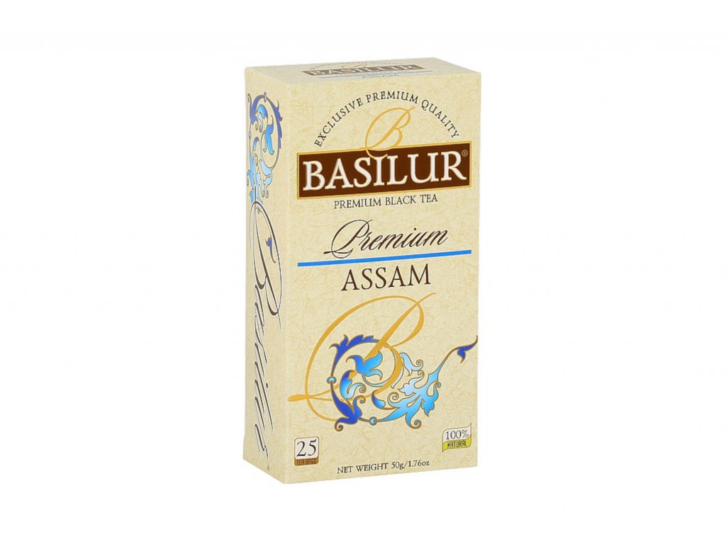 Čaj černý Premium Assam - Basilur 25x2g  + Při koupi 12 a více kusů 3% Sleva
