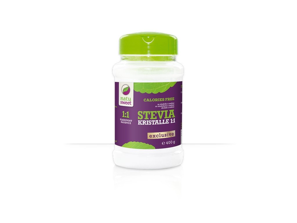 Stevia krystal 1:1 400g NATUSWEET