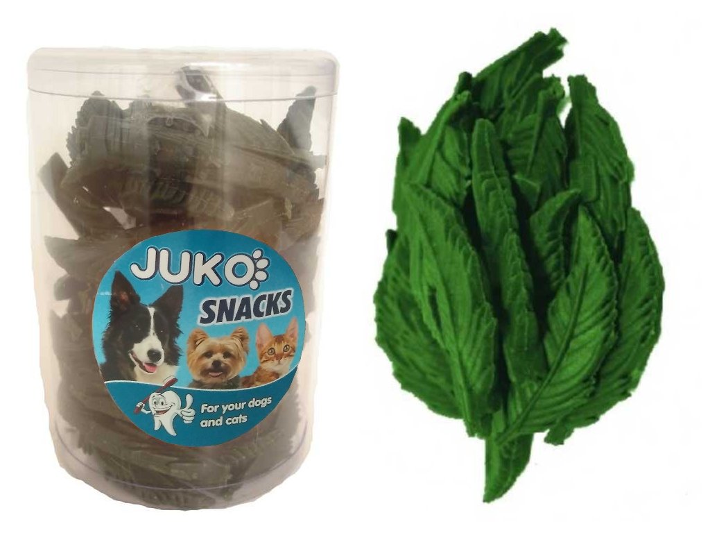 Dentální lístečky Mint JUKO Snacks (40 ks)