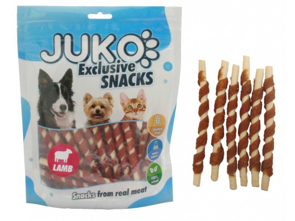 JUKO Snacks Lamb & White Calcium 250 g
