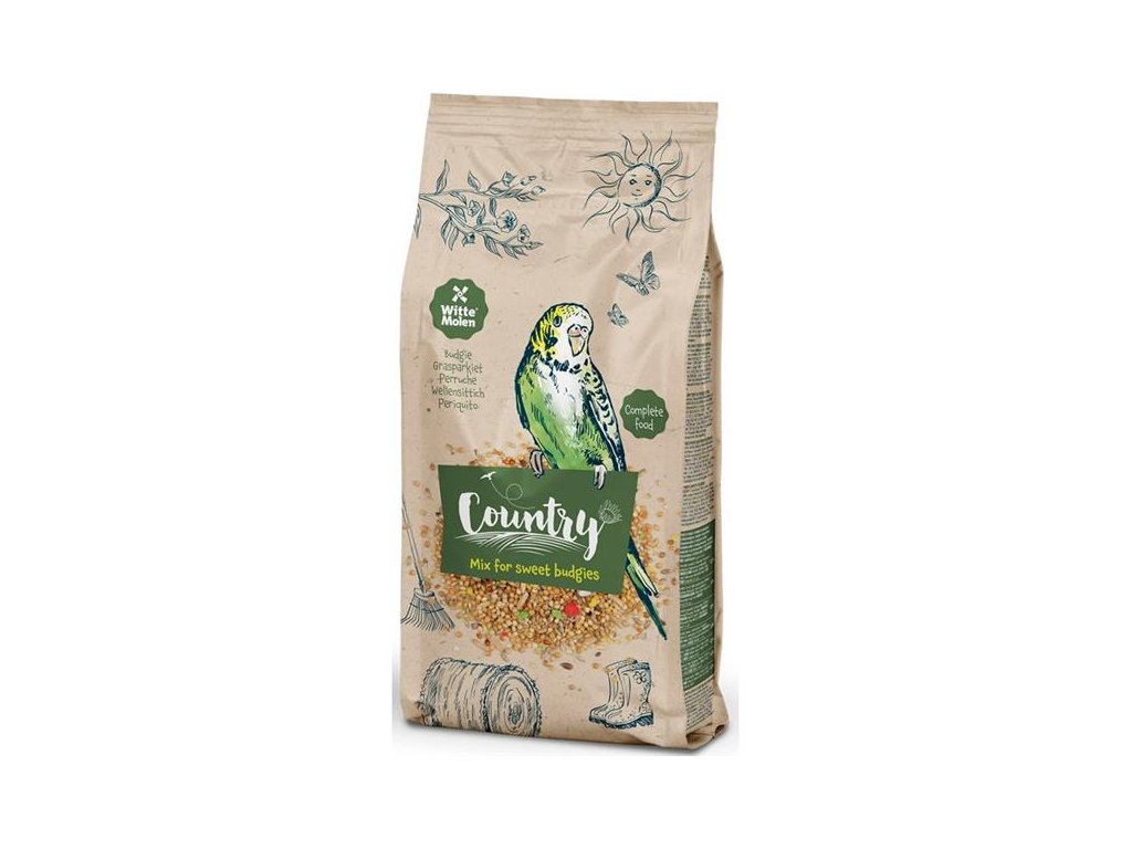 Witte Molen Country Budgie - papużka falista 600 g