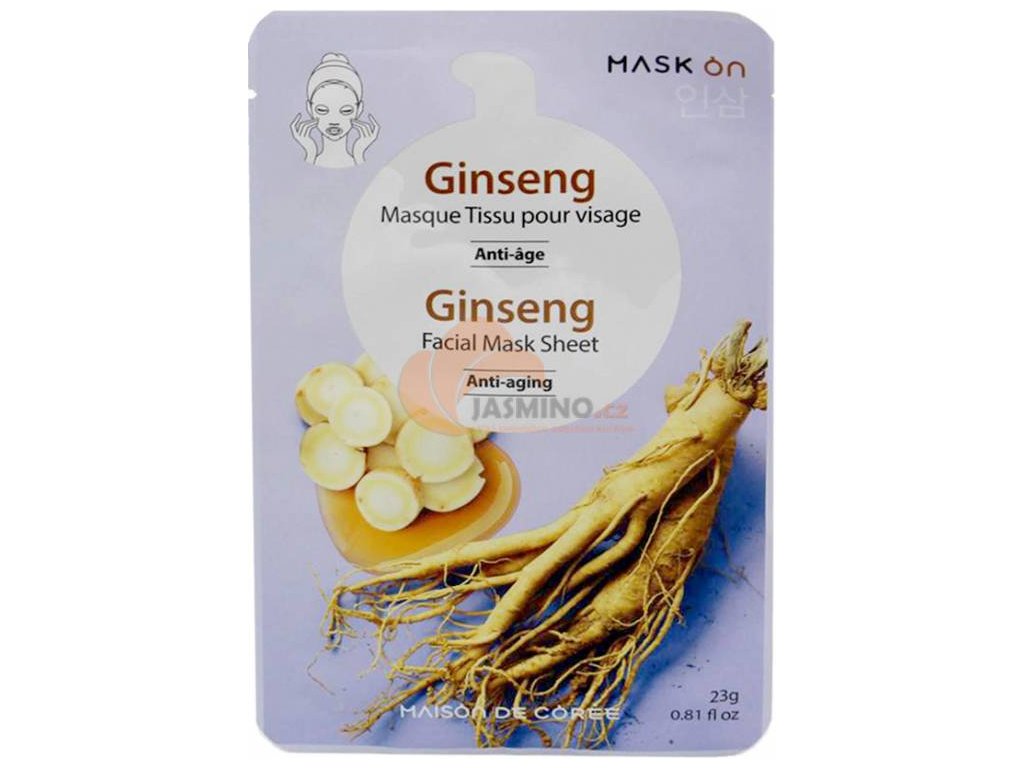 MASK ON Maison de coree pleťová maska Ginseng anti-aging 23g