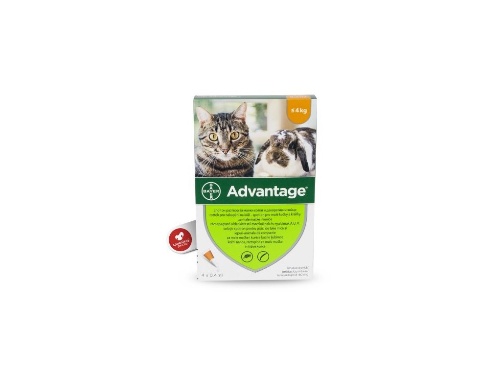 ADVANTAGE 1X0.4ML FOR CUBES UP TO 4KG