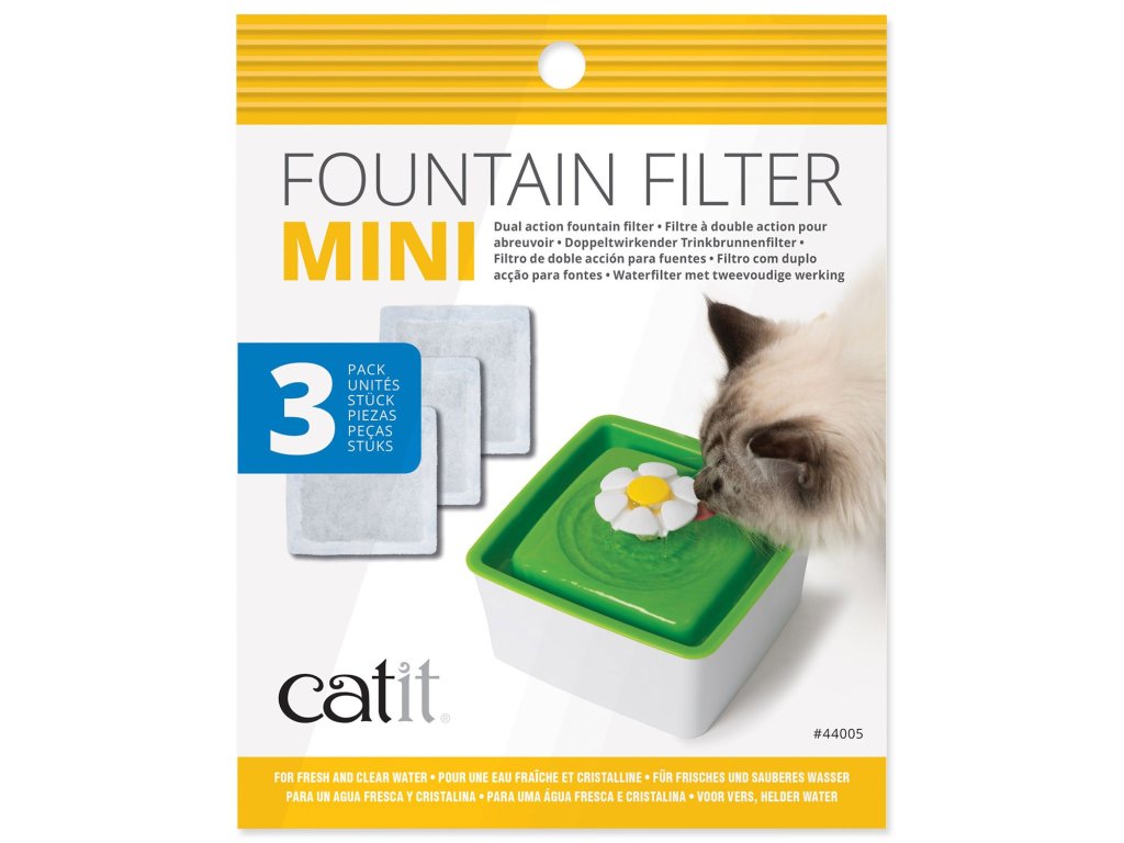 Catit filter cartridge for Mini Flower fountain 3pcs