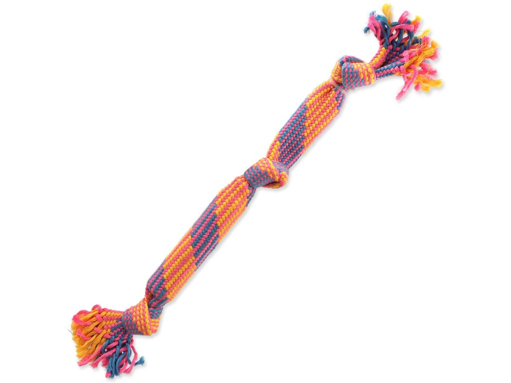 Harčka Dog Fantasy Jucărie colorată cu model sonor 2, 3 fitiluri 53cm