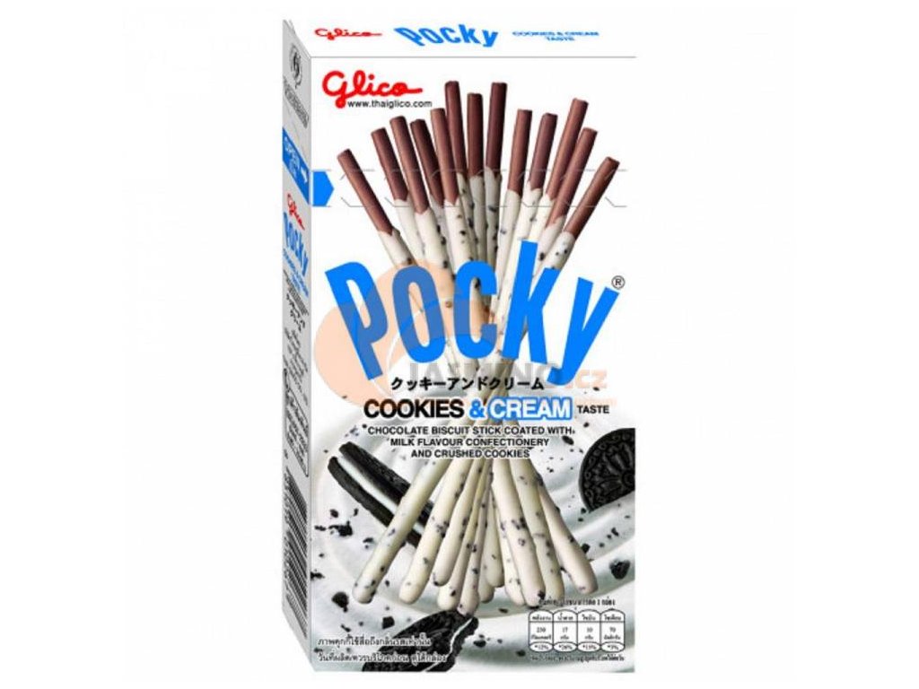 Glico Pocky Cookies And Cream Tyčinky 45g Cocowoods Cz