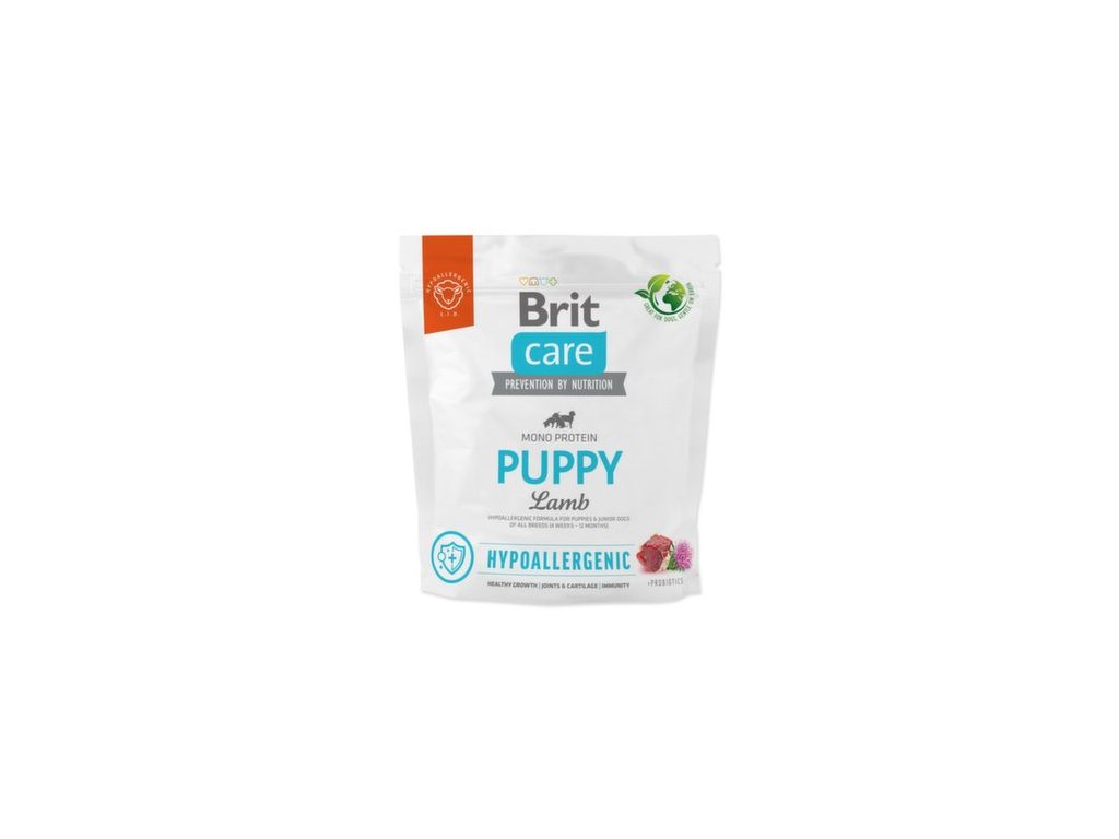 Brit Care Dog Hypoallergenic Puppy Lamb 1 kg Cocowoods.cz