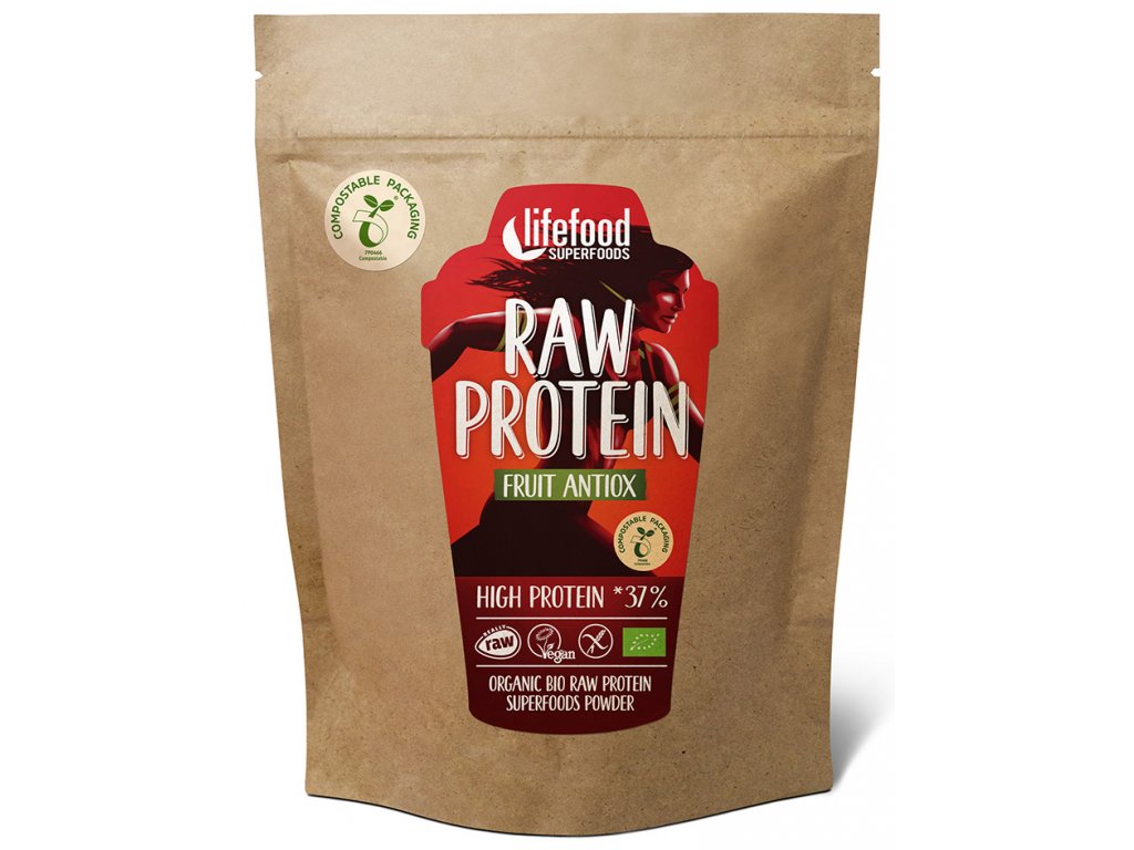 Bio raw protein ovocný Lifefood 450 g