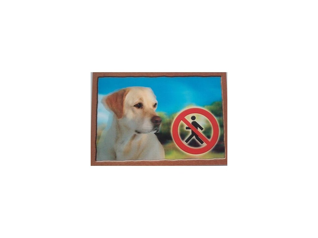 3D Dog Tag, Labrador Retriever (beige)