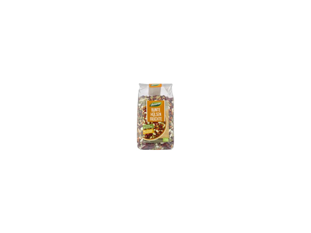 Dennree Leguminoase mixte colorate 500 g organic