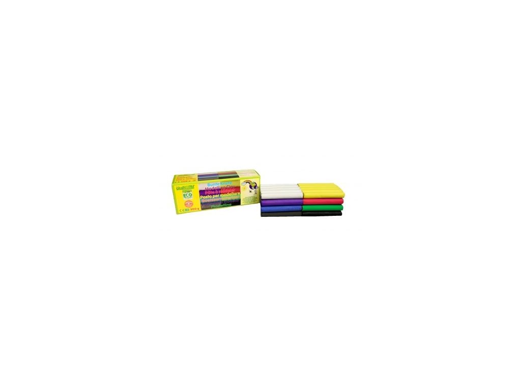 Ökonorm Plastilina colorata 8 culori 500g eco