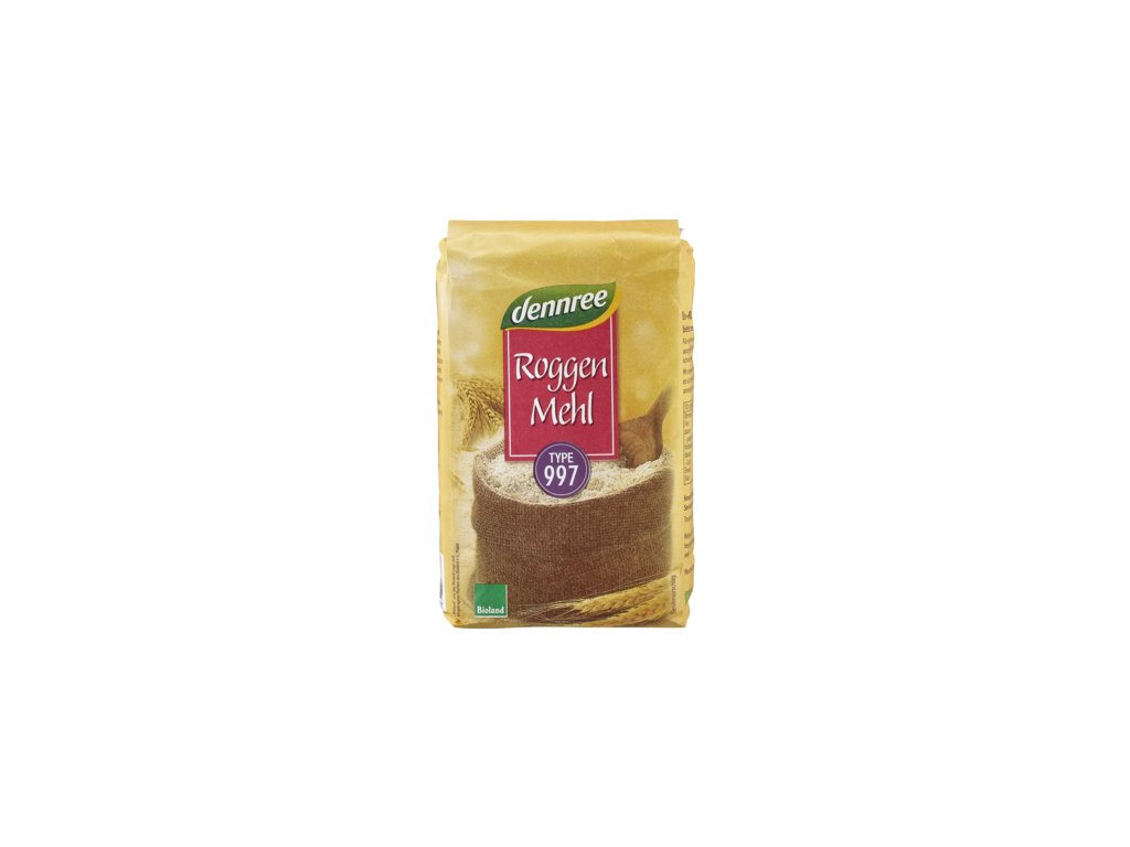 Dennree rye flour type 997 1 kg organic