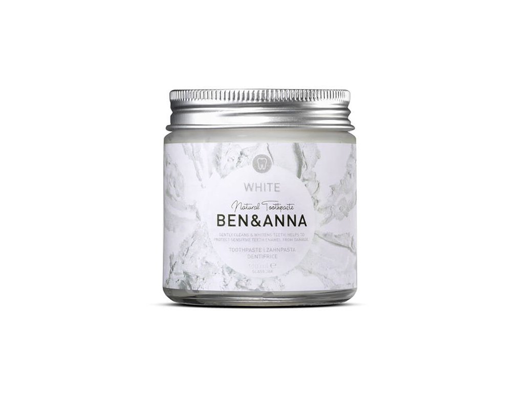 Ben & Anna Toothpaste against tooth discoloration (100 ml) - fluoride-free
