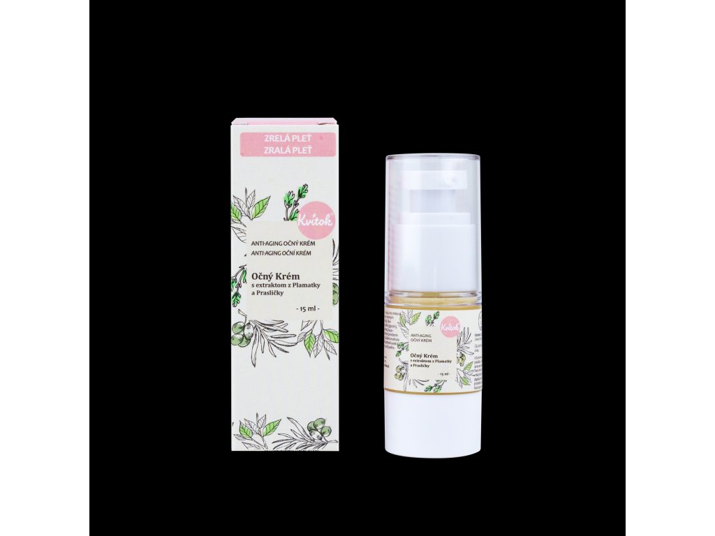 Kvitok Augencreme - täglich (15 ml) - mit Clematis- und Schachtelhalmextrakt