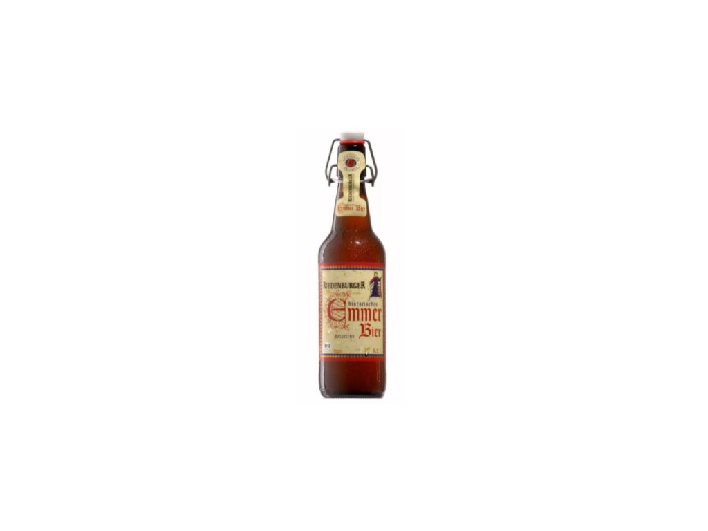 Riedenburger Emmer beer unfiltered from historic malt 500ml organic