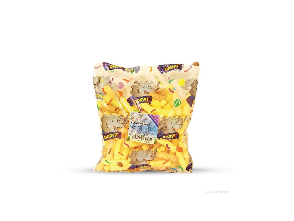 Fulgi de porumb colorați. mix fara sunet 80g DARVIT