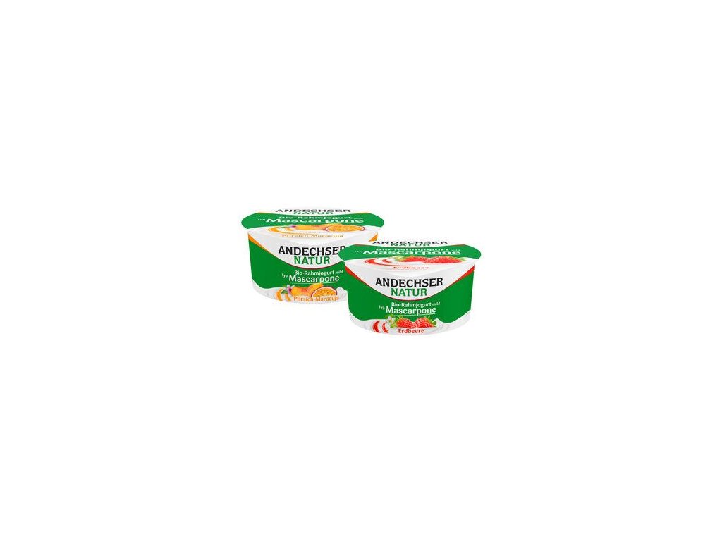 Andechser Natur Creamy yogurt 2 types 2x150g organic