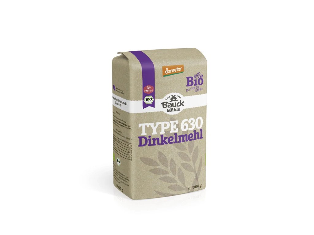 Bauckhof Spelt flour type 630 light 1 kg organic