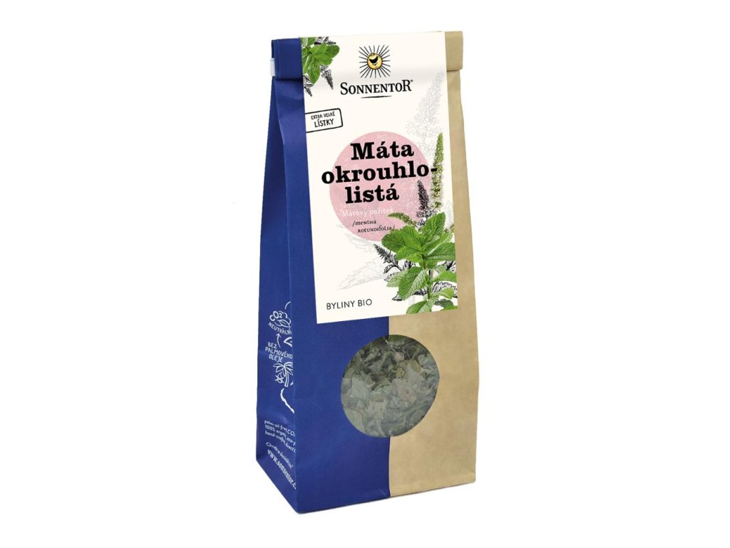 Čaj bylin. syp. Máta okrouhlolistá 50g BIO SONNENTOR