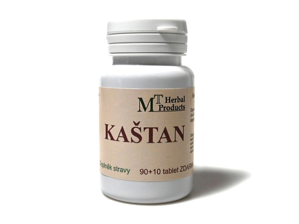 Kräuterprodukt Kastanie 300 mg 90+10 tbl  + Při koupi 12 a více kusů 3% Sleva