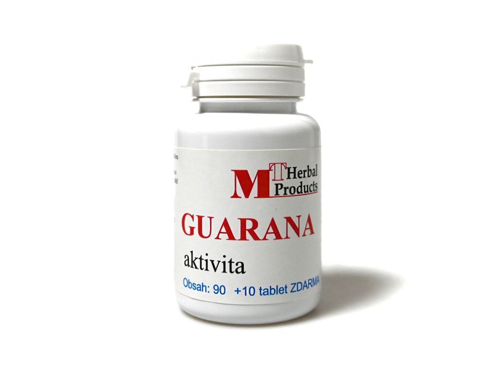 Produkt ziołowy Guarana owoc 150mg 90+10tbl  + Při koupi 12 a více kusů 3% Sleva