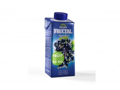 Nektar z černého rybízu - Fructal 200ml  + Při koupi 12 a více kusů 3% Sleva