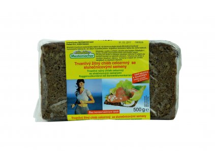 Mestemacher - trvanlivý žitný chléb celozrnný se slunečnicovými semeny 500g  + Při koupi 12 a více kusů 3% Sleva