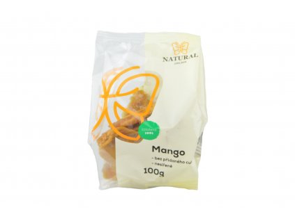 Mango sušené nesířené bez přidaného cukru - Natural 100g  + Při koupi 12 a více kusů 3% Sleva
