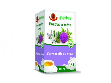 Milk thistle and mint tea - Herbex 20x4g